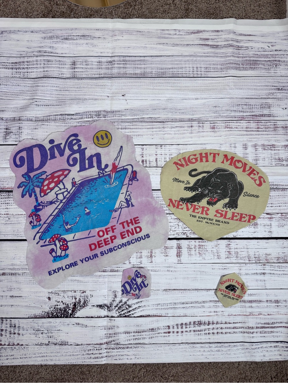 Cotton Graphic Patches